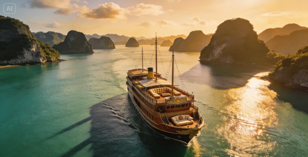 Indochine Revival: classic Luxury in Lan Ha Bay,Vietnam